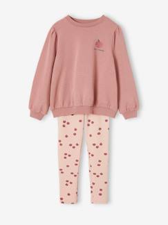 Menina 2-14 anos-Conjunto sweat + leggings estampadas, para menina