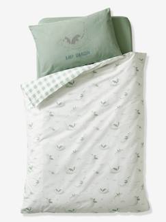 Têxtil-lar e Decoração-Roupa de cama bebé-Capas de edredon-Capa de edredon, para bebé, Dragão