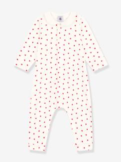 Bebé 0-36 meses-Macacão com corações pequenos, para bebé, da Petit Bateau