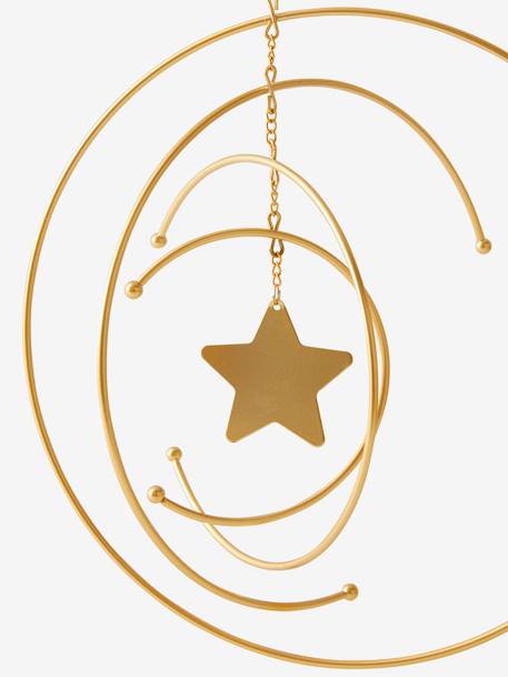 Estrela decorativa para pendurar dourado 