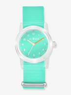 Relógio Et'Tic MILLOW, para criança azul-oceano+rosa-framboesa+verde 