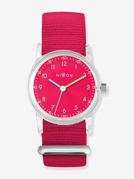Relógio Et'Tic MILLOW, para criança azul-oceano+rosa-framboesa+verde 