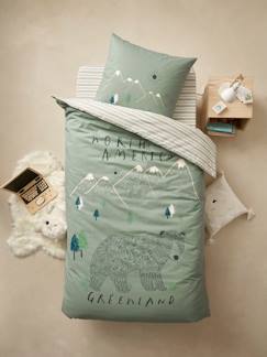 Têxtil-lar e Decoração-Roupa de cama criança-Capas de edredon-Conjunto capa de edredon + fronha de almofada, para criança, Nomad