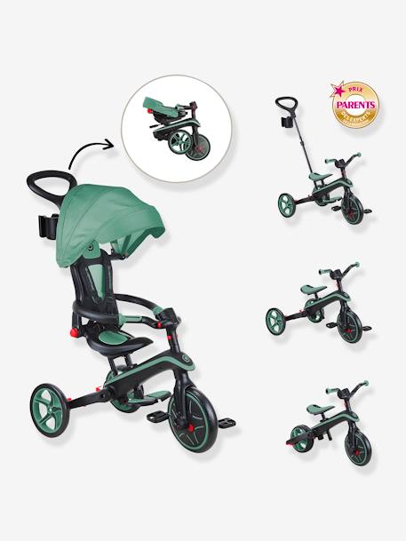 Triciclo Explorer Foldable 4 em 1 - GLOBBER azeitona+cinzento+rosa+toupeira 