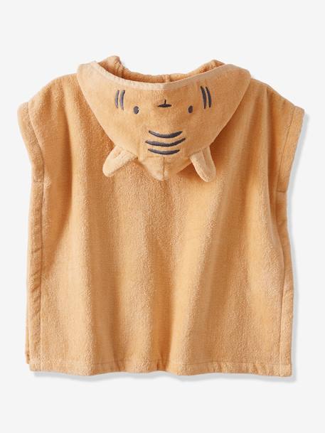 Poncho de banho personalizável, Animais, para bebé alperce+bege+ocre 