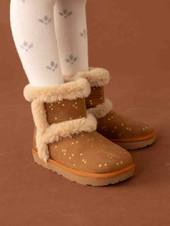 Calçado-Calçado menina (23-38)-Botas impermeáveis, com fecho e pelo, para menina