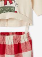 Pijama de bebé, especial Natal, coleção cápsula família cru 