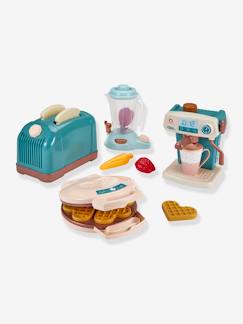 Brinquedos- Jogos de imitação- Cozinhas de brincar-Super Pack, eletrodomésticos 4 em 1 - ECOIFFIER