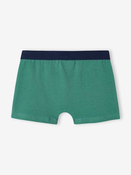 Lote de 3 boxers Naruto Uzumaki®, para criança verde-menta 