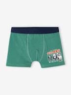 Lote de 3 boxers Naruto Uzumaki®, para criança verde-menta 