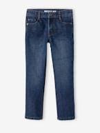 Jeans direitos indestrutíveis, para menino AZUL ESCURO DESBOTADO+AZUL ESCURO LISO+ganga cinzenta 