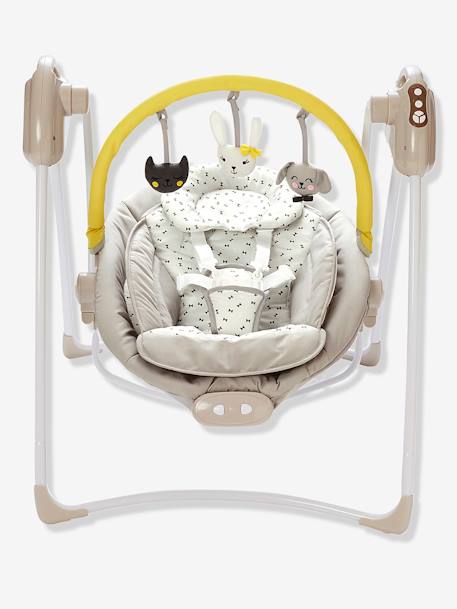 Baloiço com arco de jogos Babyswing VERTBAUDET Cinza estampado 