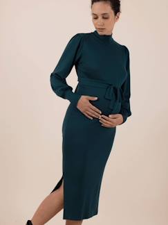 Roupa grávida-Vestidos-Vestido estilo camisola, para grávida, em malha fina, Irina Ls da ENVIE DE FRAISE