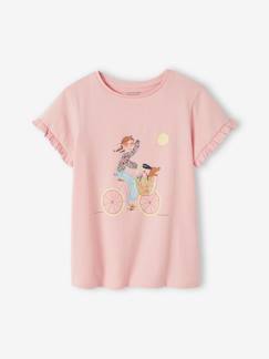 Menina 2-14 anos-T-shirt com bicicleta, para menina