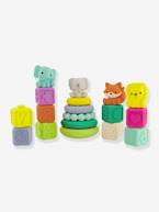 Caixa de 20 peças sensoriais empilháveis, da INFANTINO multicolor 