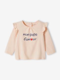 Bebé 0-36 meses-T-shirts-T-shirts-Camisola com mensagem, em algodão bio, para bebé