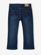 Jeans flare 7/8, para menina azul-ganga+stone 