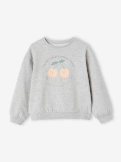 Menina 2-14 anos-Camisolas, casacos de malha, sweats-Sweatshirts -Sweat Basics com motivo, para menina