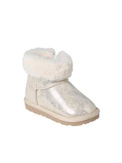 Calçado-Calçado menina (23-38)-Botins-Botas impermeáveis, com fecho e pelo, para bebé