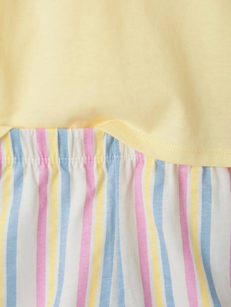 Pijama 'Meilleure Sister', para menina amarelo-pastel 