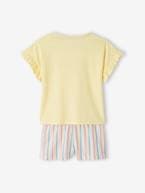 Pijama 'Meilleure Sister', para menina amarelo-pastel 