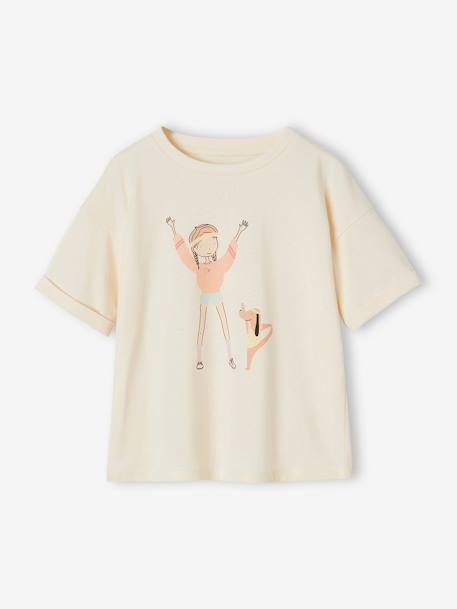 T-shirt de desporto Egéria, para menina cru 