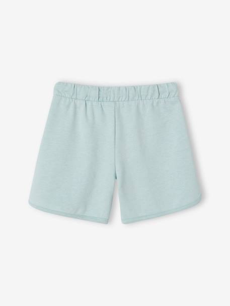 Calções de desporto, em moletão, para menina coral+marinho+multicolor+verde-água 