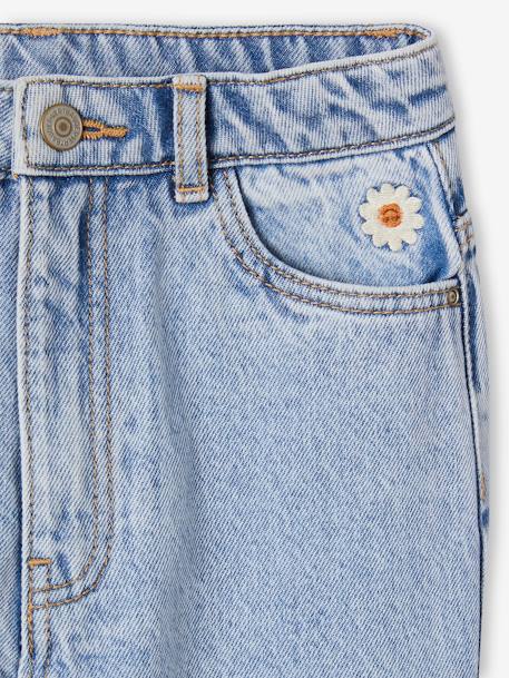 Jeans loose boyfriend, para menina double stone+stone 