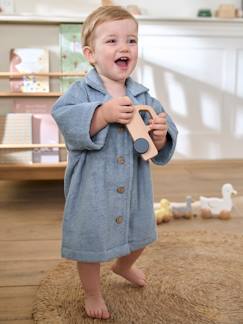 Personalizáveis-Bebé 0-36 meses-Capas, roupões de banho-Roupão modelo camisa personalizável, com algodão reciclado, para criança