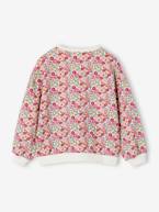 Sweat com flores, para menina rosa 