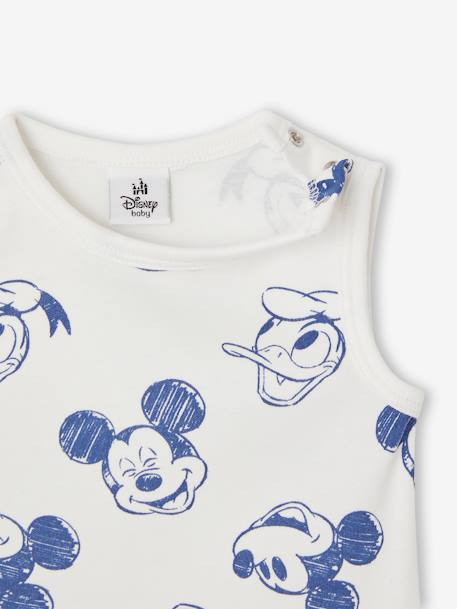 Lote de 2 bodies de cavas, Disney® Mickey e Donald, para bebé azul-céu 