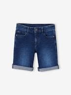 Bermudas em ganga Basics, para menino double stone+stone 