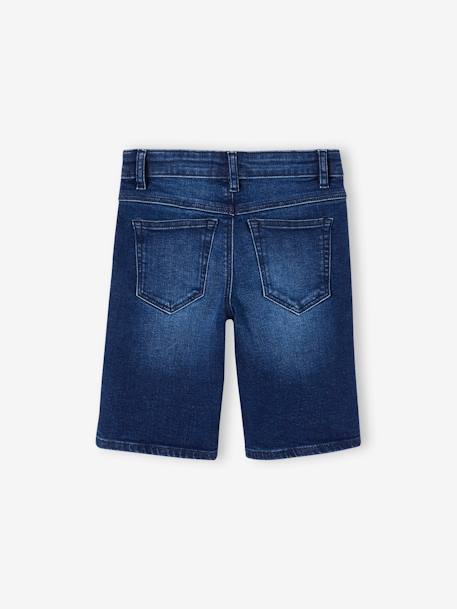 Bermudas em ganga Basics, para menino double stone+stone 