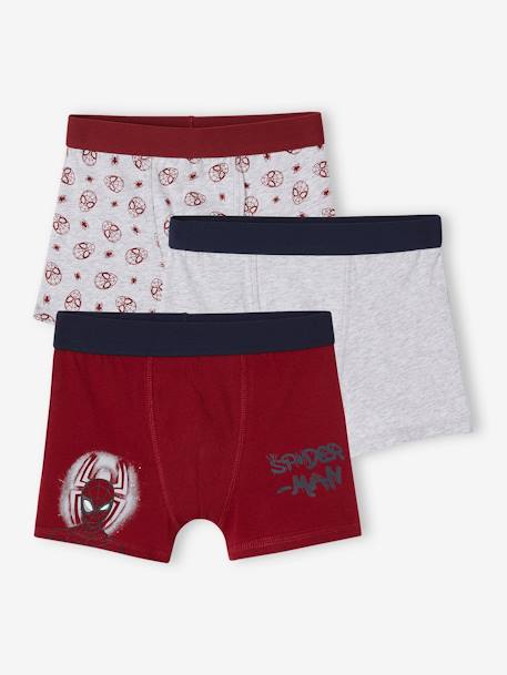 Lote de 3 boxers Marvel®, Homem-Aranha vermelho 