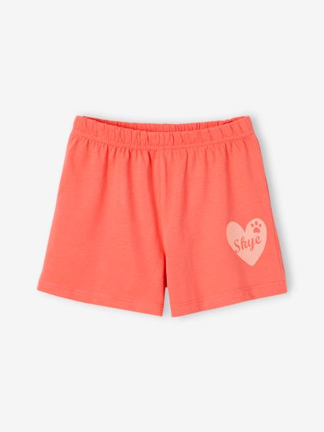 Pijama bicolor, Patrulha Pata®, para criança coral 