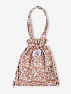 Menina 2-14 anos-Saco Tote Bag florido