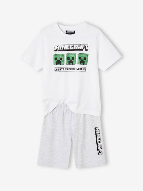 Pijama bicolor Minecraft®, para criança cinza mesclado 