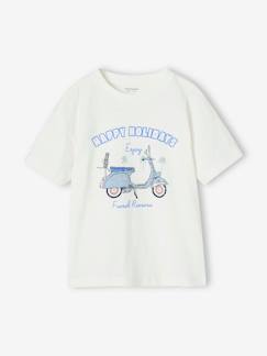 Menino 2-14 anos-T-shirts, polos-T-shirt com scooter, para menino