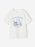 T-shirt com scooter, para menino branco 