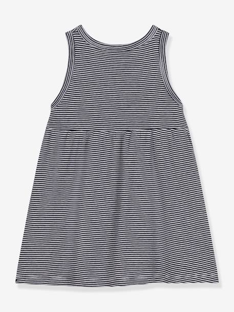 Vestido de cavas, para bebé, da Petit Bateau azul 