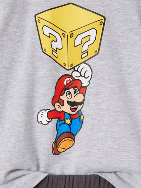 Pijama bicolor Super Mario®, para criança antracite 