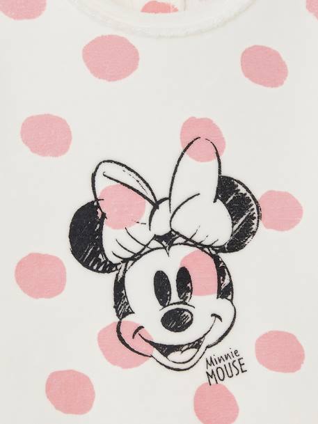 Pijama Disney® Minnie, em veludo, para bebé cru 