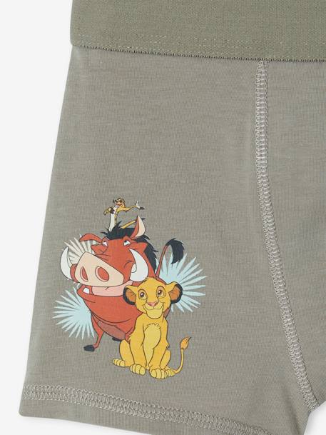 Lote de 3 boxers Disney®, O Rei Leão caqui 