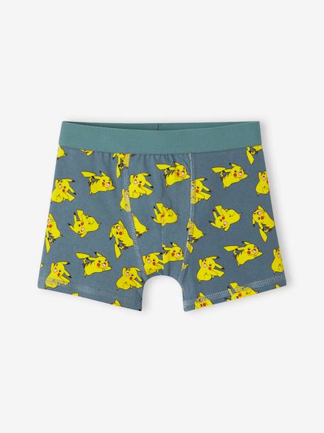 Lote de 3 boxers Pokémon®, para criança verde 