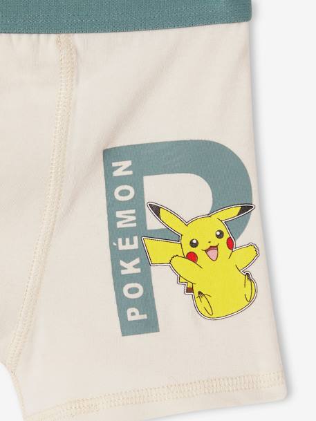 Lote de 3 boxers Pokémon®, para criança verde 