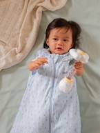 Saco de bebé sem mangas, abertura ao meio, Giverny lavanda 