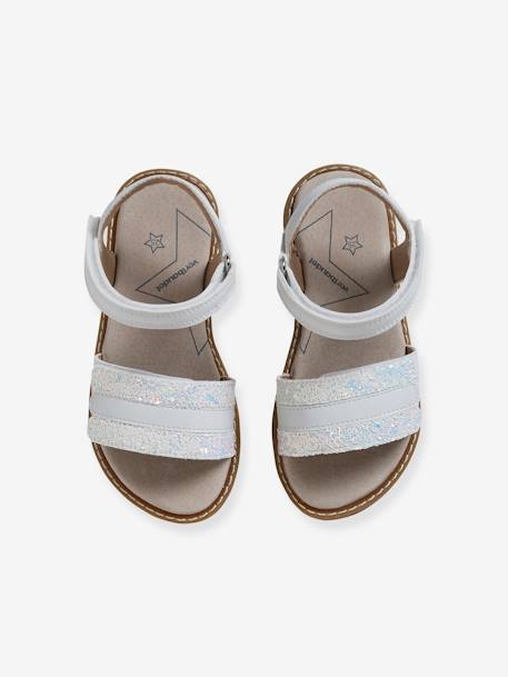 Sandálias com barras autoaderentes, para criança, coleção autonomia branco 