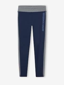 Menina 2-14 anos-Leggings -Leggings de desporto com barra dos lados, para menina