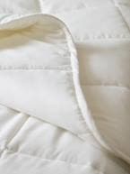 Conjunto edredon leve + almofada, em algodão bio* branco 