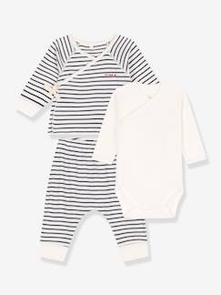 -Conjunto de 3 peças para recém-nascido, da PETIT BATEAU